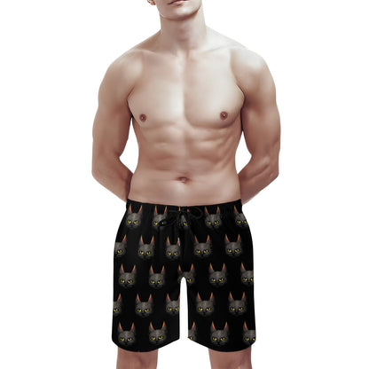 Vintage Cat Geek Shorts