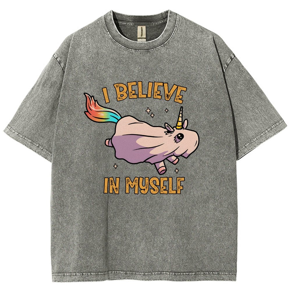 I Believe In Myself Vintage Distressed T-shirt