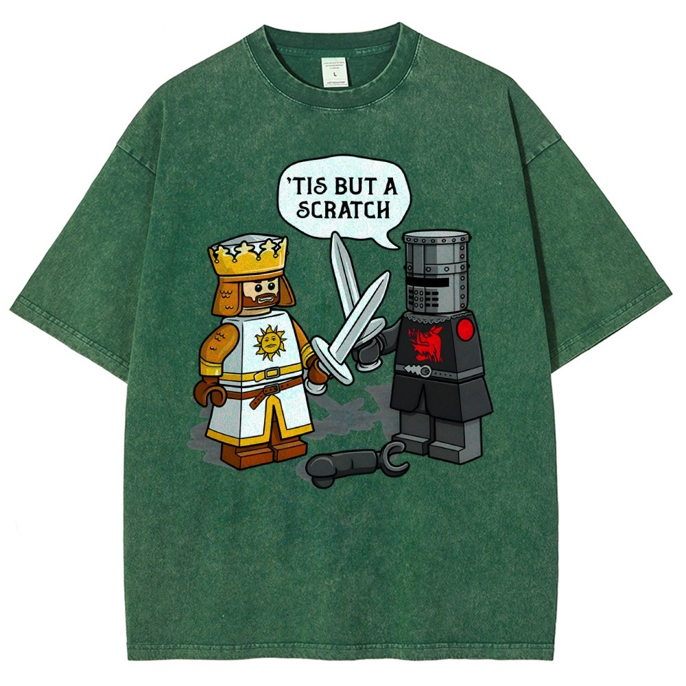 King Vs Knight Vintage Distressed T-shirt