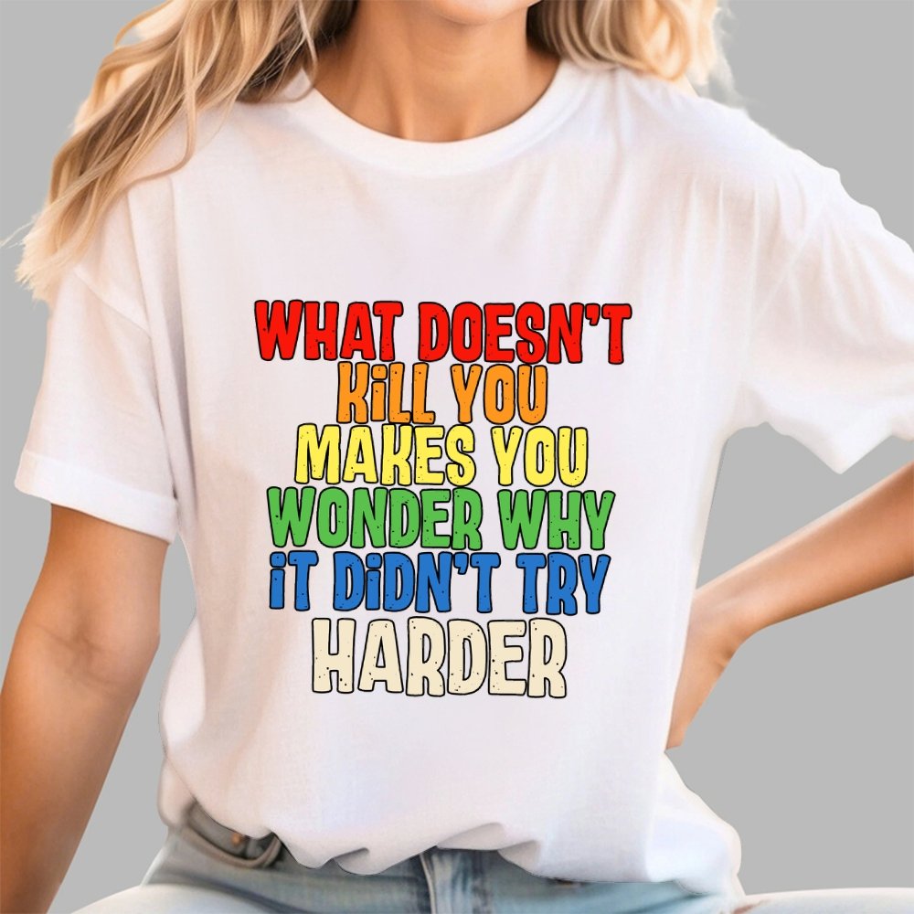 Try Harder Geek T-Shirt