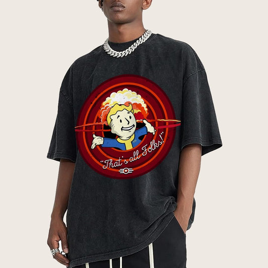 That's all folks Vintage Distressed T-shirt