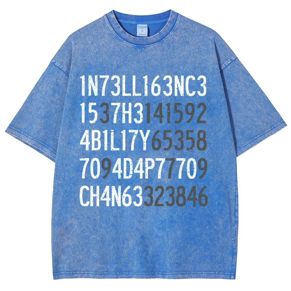 Intelligence Vintage Distressed T-shirt