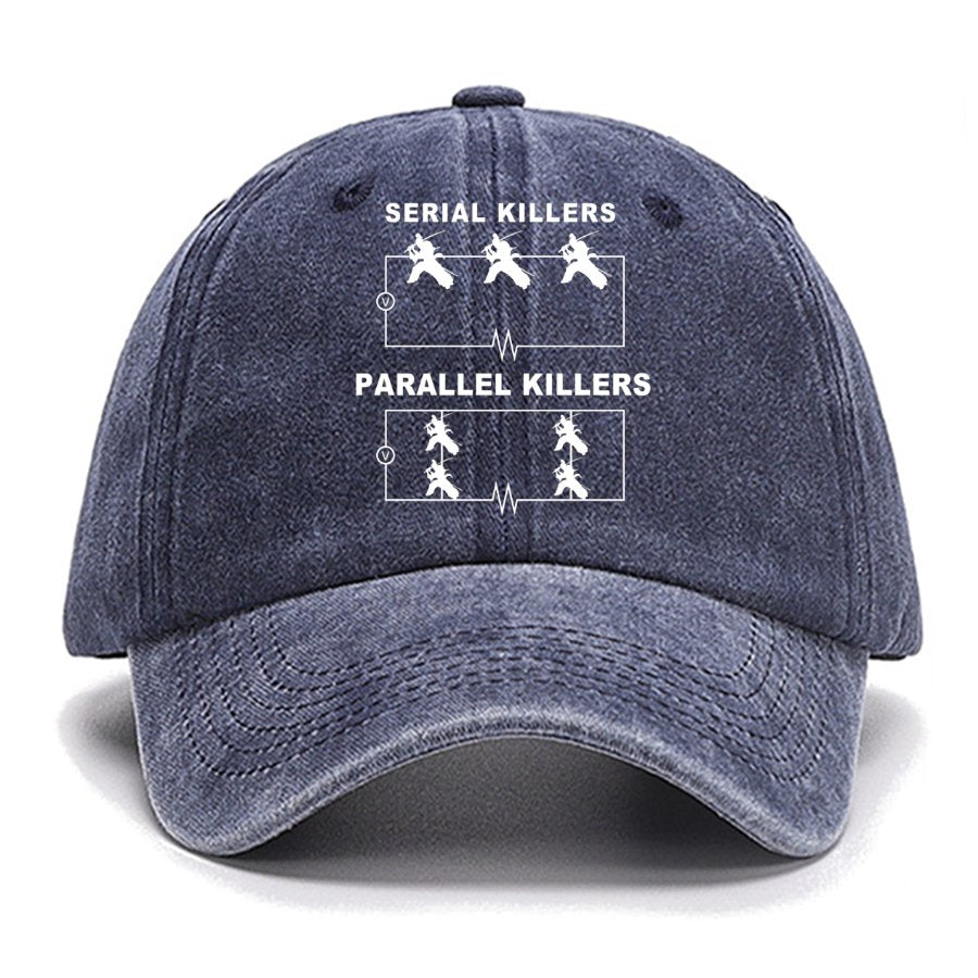 Serial Killers VS Parallel Killers Circuit Diagram Geek Science Cotton Hat