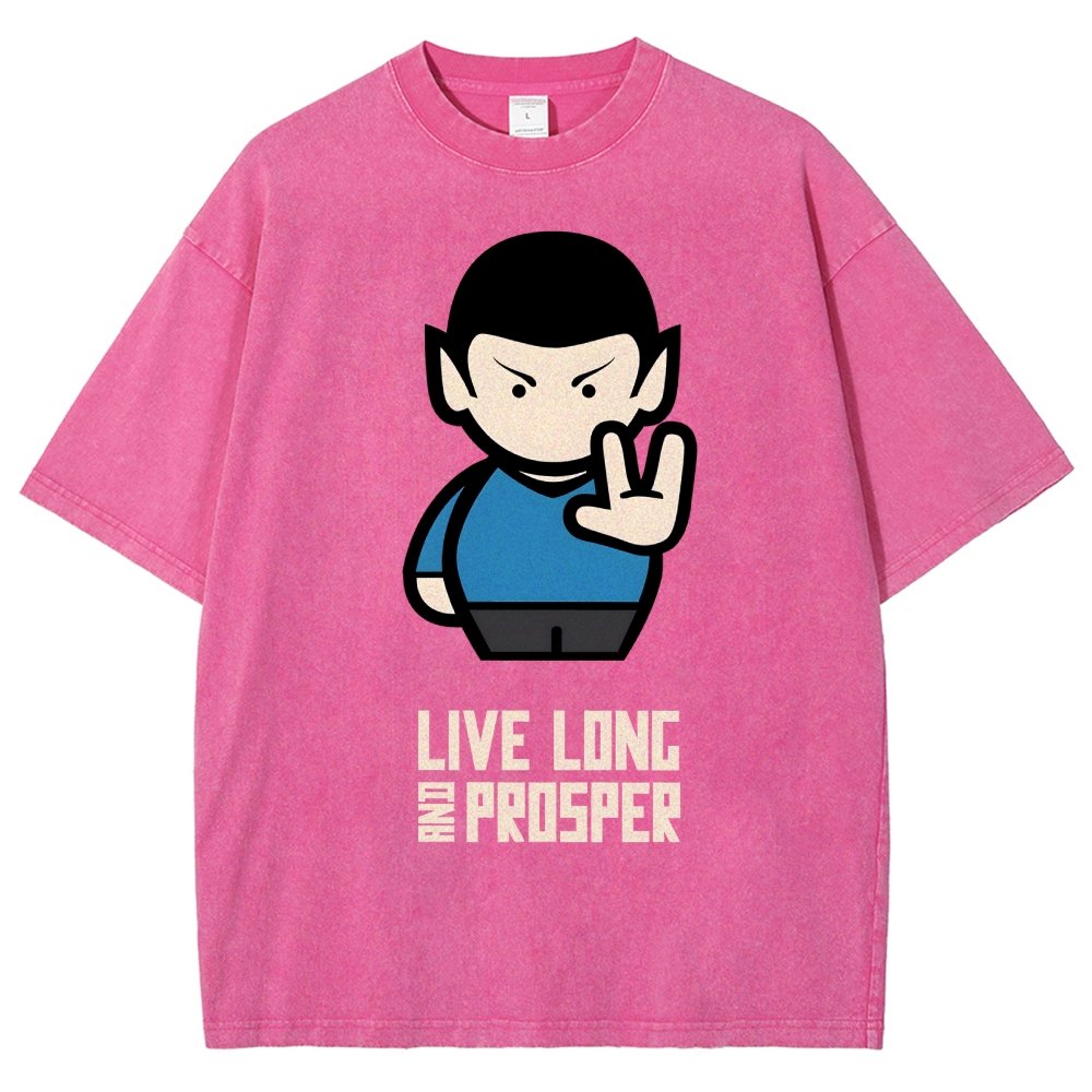 Live Long Vintage Distressed T-shirt