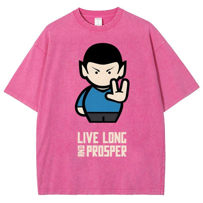 Live Long Vintage Distressed T-shirt