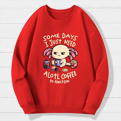 Alotl Coffee Geek Cotton Sweatshirt