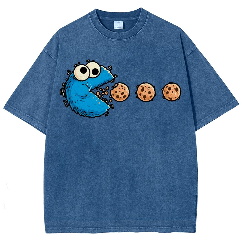 NomNom-Cookie Adventure Vintage Distressed T-shirt