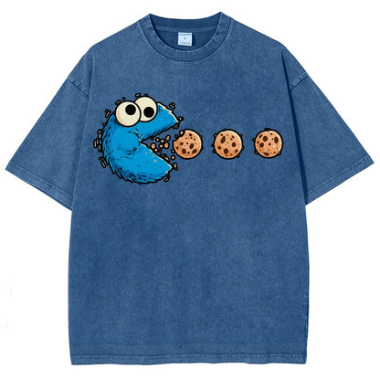 NomNom-Cookie Adventure Vintage Distressed T-shirt