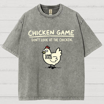 Chicken Game Vintage Distressed T-shirt