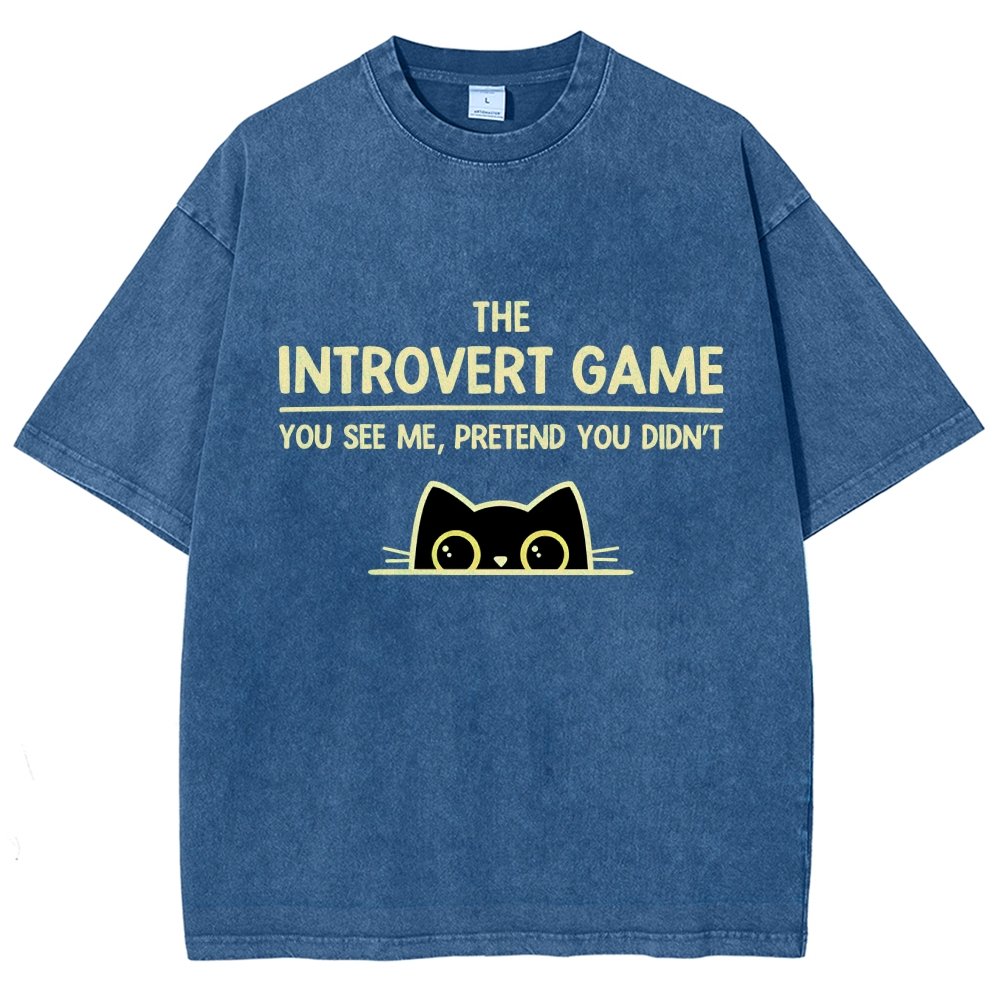 The Introvert Game Vintage Distressed T-shirt