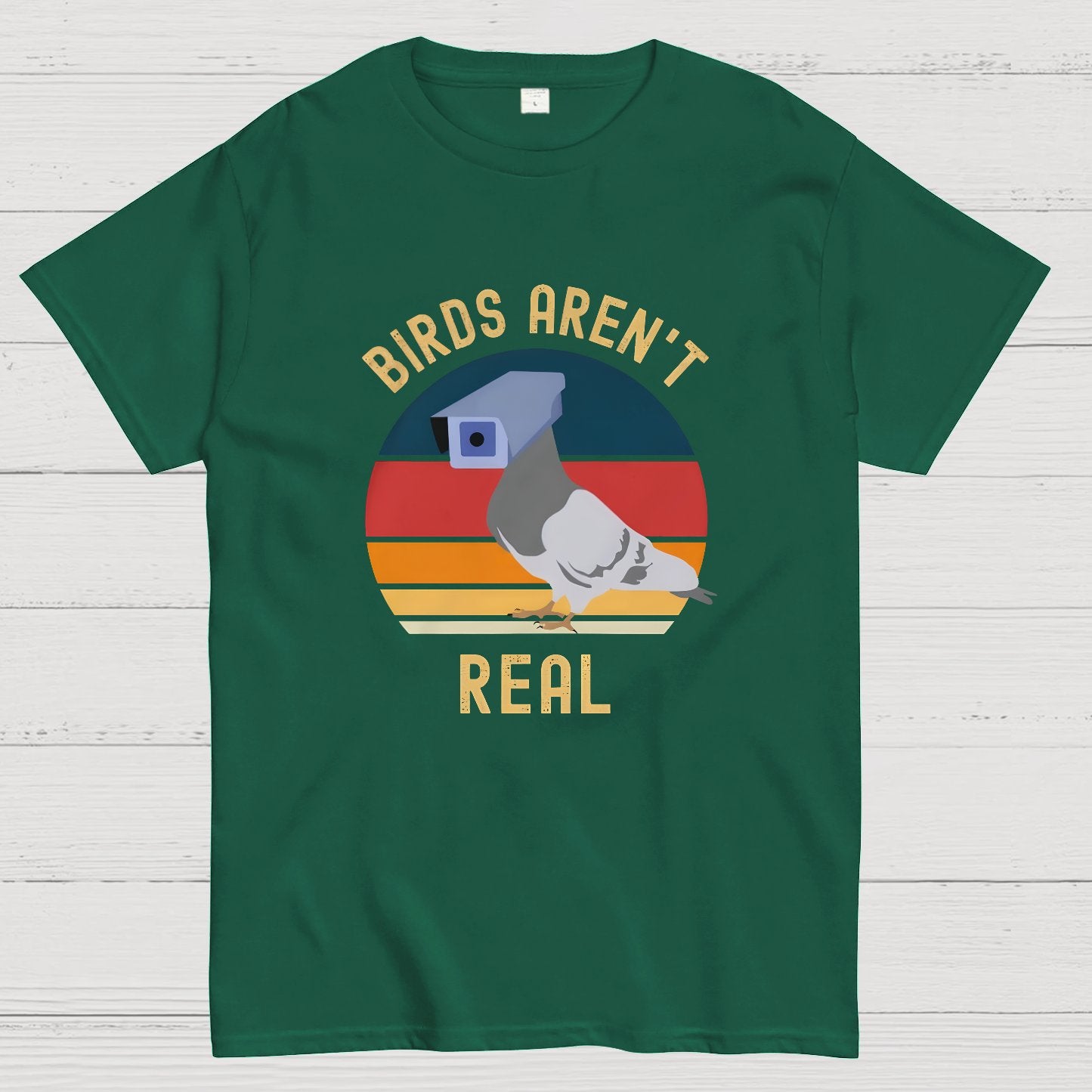Birds Aren't Real , If It Flies It Spies Geeky T-Shirt