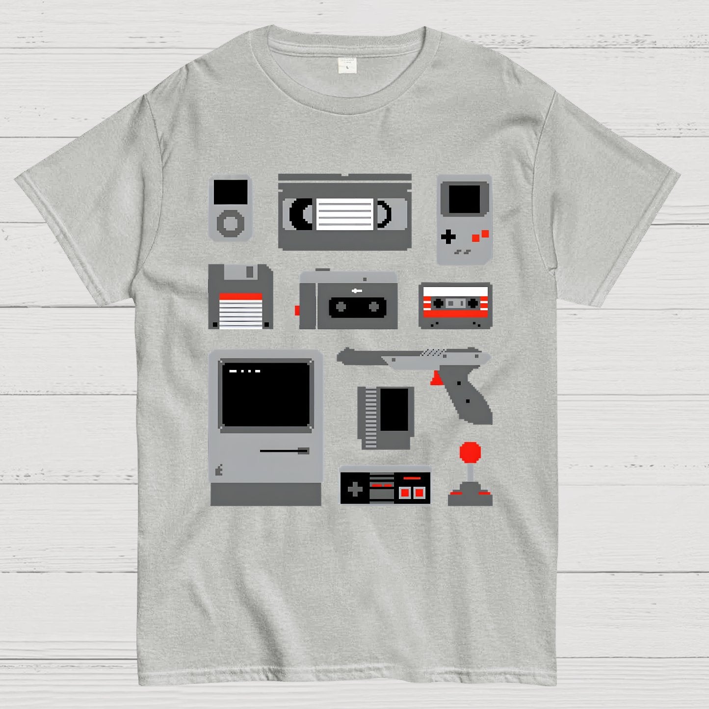 Pixelated Memories Vintage Geek T-Shirt
