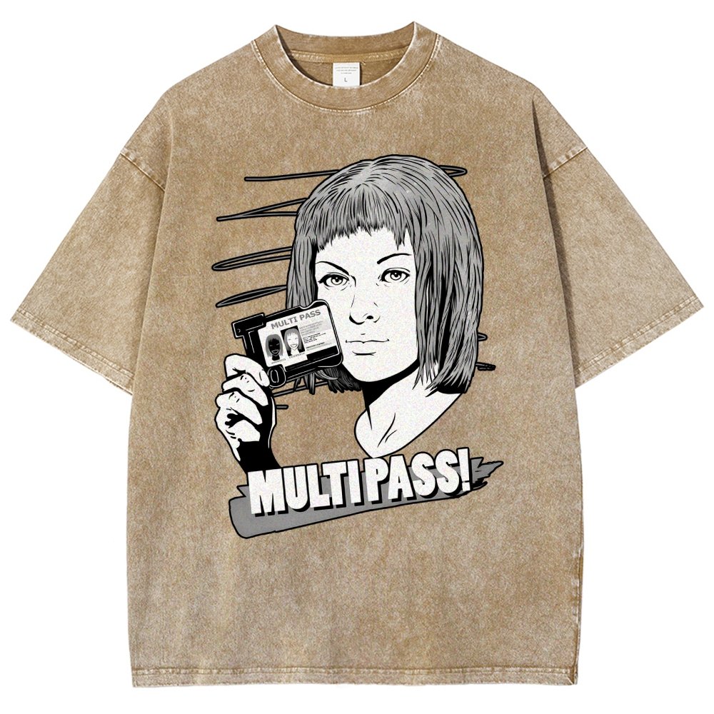 MULTIPASS! Vintage Distressed T-shirt