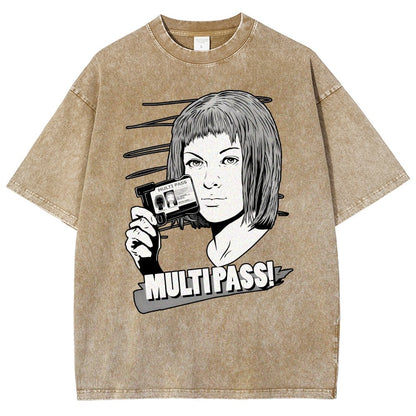 MULTIPASS! Vintage Distressed T-shirt
