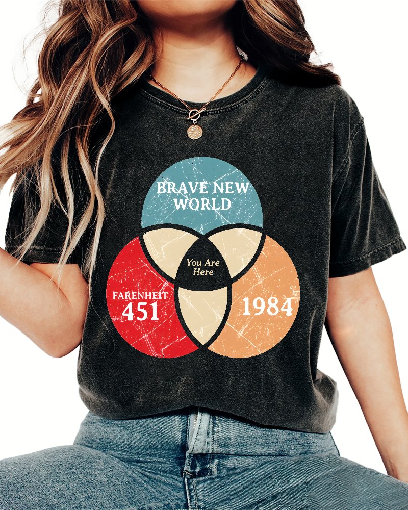 You Are Here Vintage Distressed T-shirt