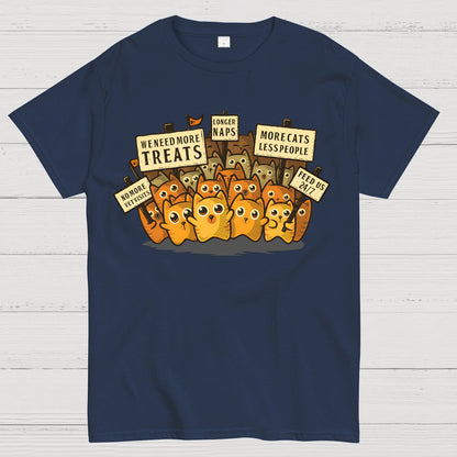 Kitten Protest Geek T-Shirt