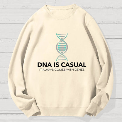 DNA Is Casual Geek Cotton Sweatshirt