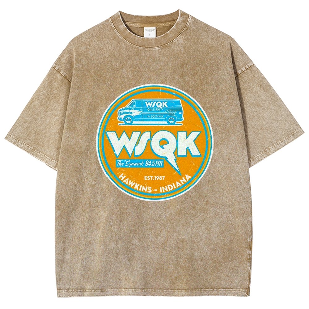 WSQK the Squawk Vintage Distressed T-shirt