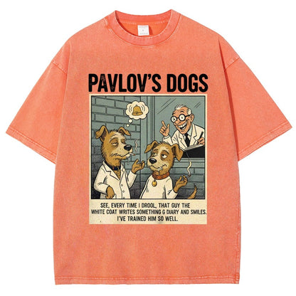 Pavlov's Dogs Art Print Vintage Distressed T-shirt