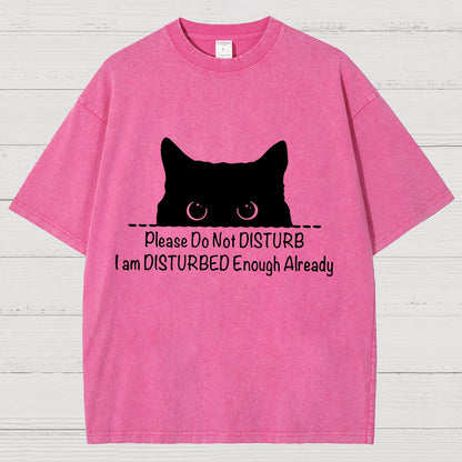 Please Do Not Disturb Vintage Distressed T-shirt