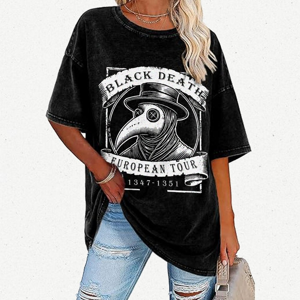 Black Death Tour Vintage Distressed T-shirt