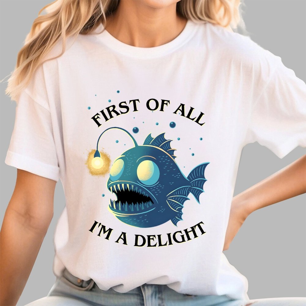 First Of All Im A Delight Geek T-Shirt