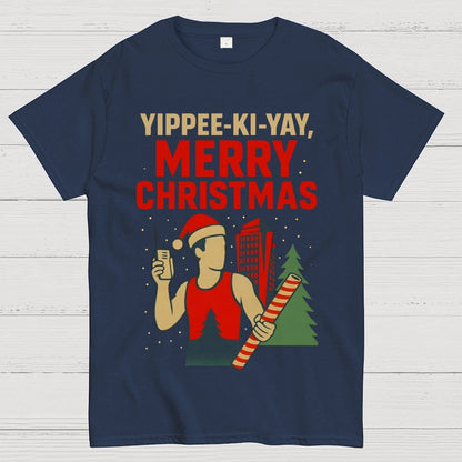 Yippee-Ki-Yay Merry Christmas Geek T-Shirt