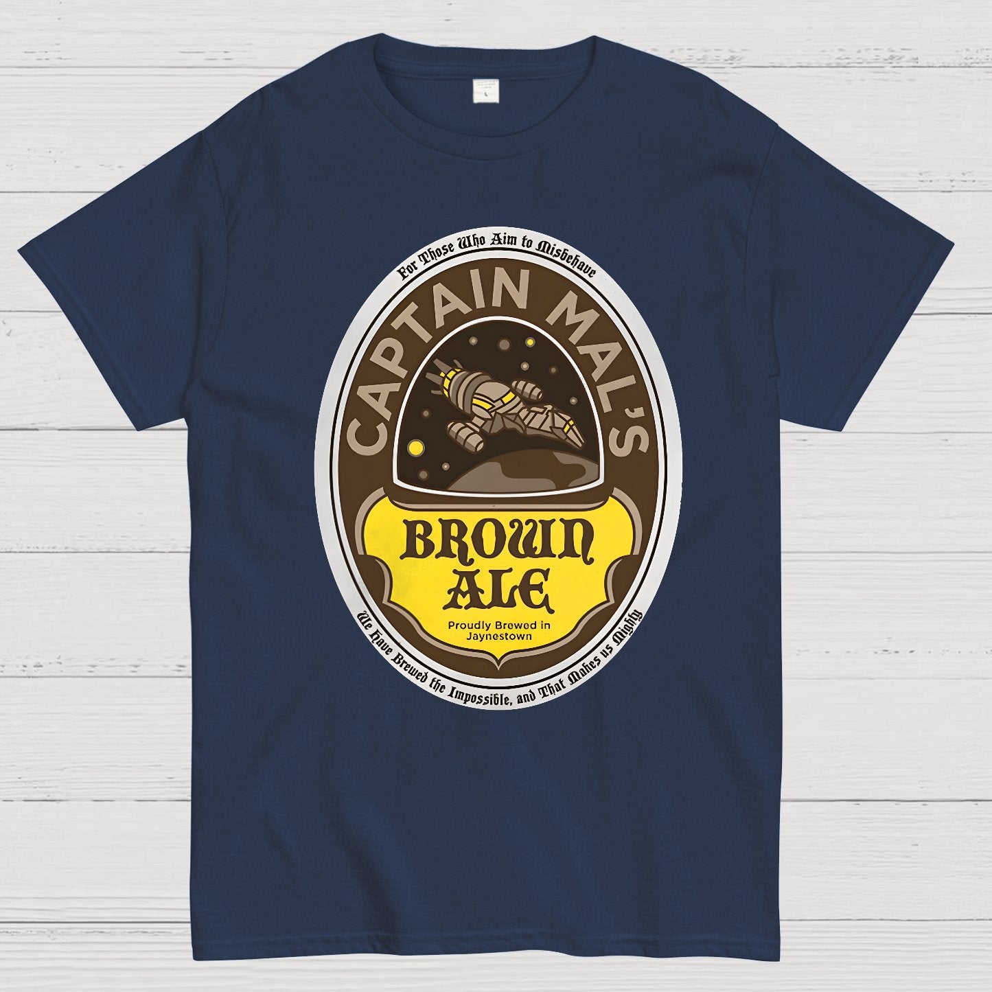 Captain's Brown Ale Geek T-Shirt