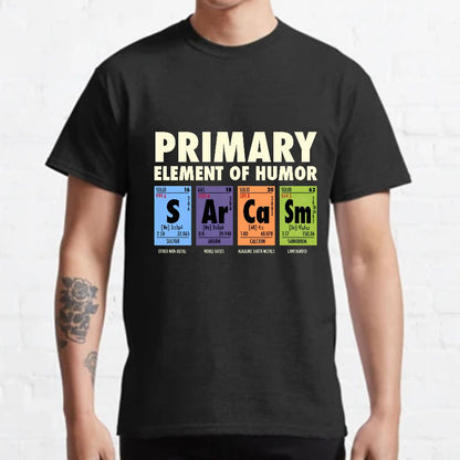S Ar Ca Sm - Periodic Table of Humor Nerdy T-Shirt