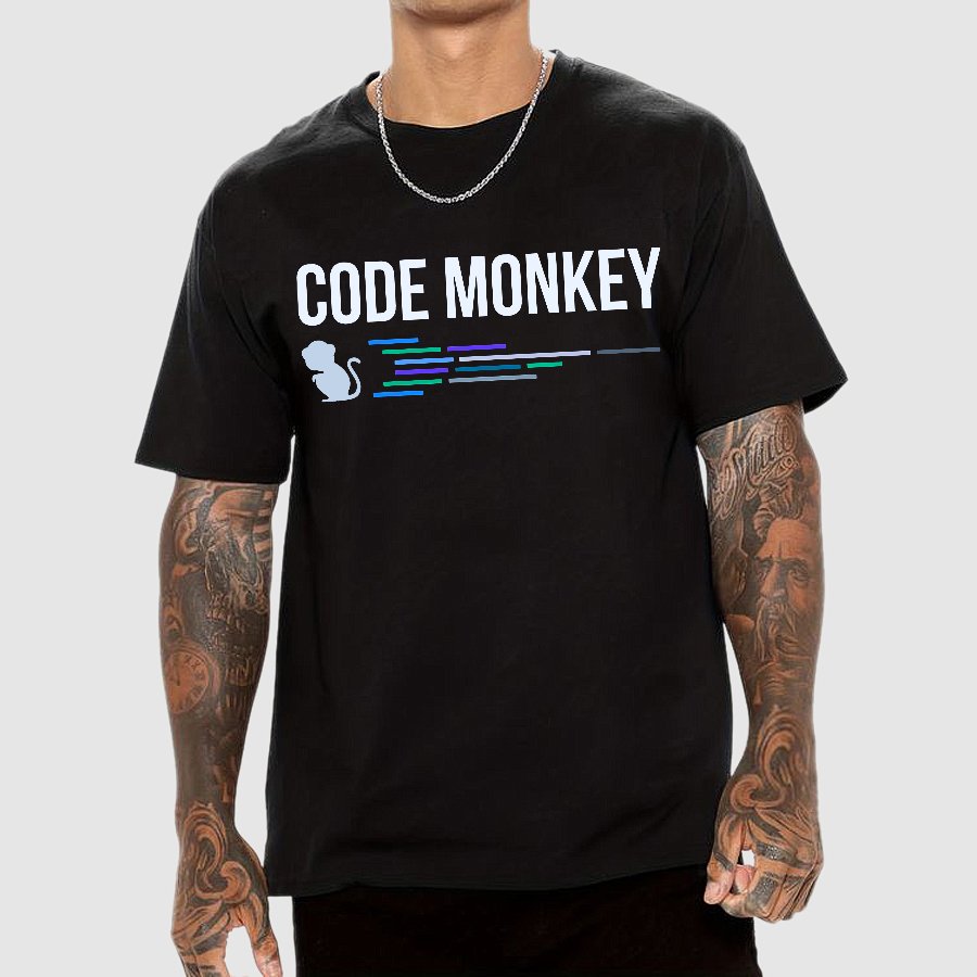 Developer Code Monkey Geek T-Shirt