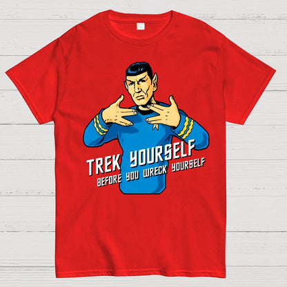 Travel Yourself Before You Wreck Yourself Geek T-Shirt