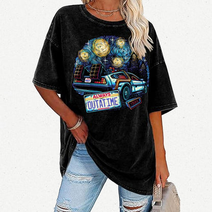 Always Outatime Vintage Distressed T-shirt