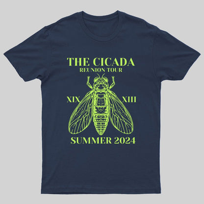 The Cicada Reunion U.S Tour 2024 Cicada Geeky T-Shirt