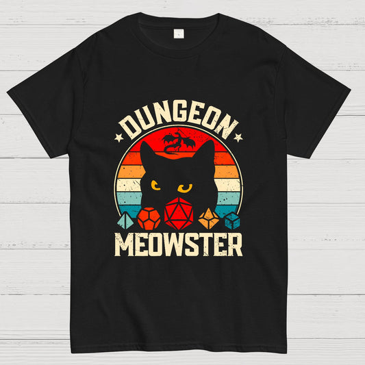 Dungeon Meowster Nerdy T-Shirt