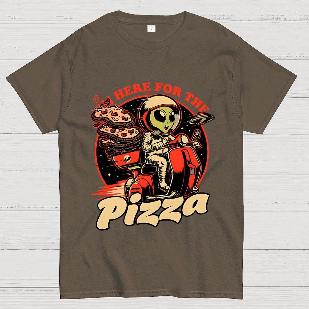 Space Pizza Delivery Unisex Geek T-Shirt