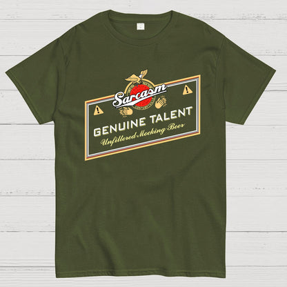 Sarcasm Genuine Talent Geek T-Shirt