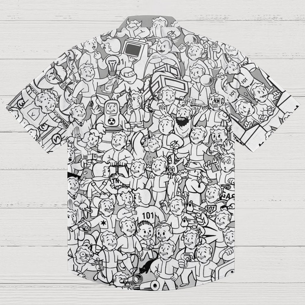Vault Boy Geek Hawaiian Shirt