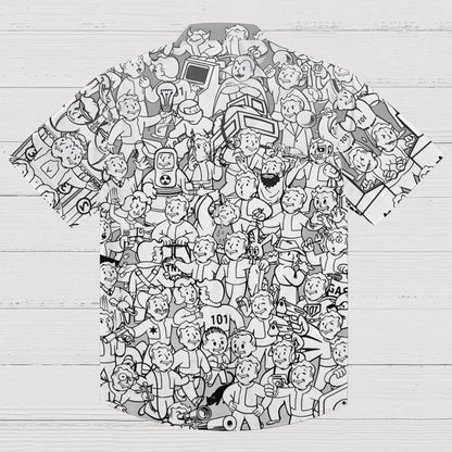 Vault Boy Geek Hawaiian Shirt