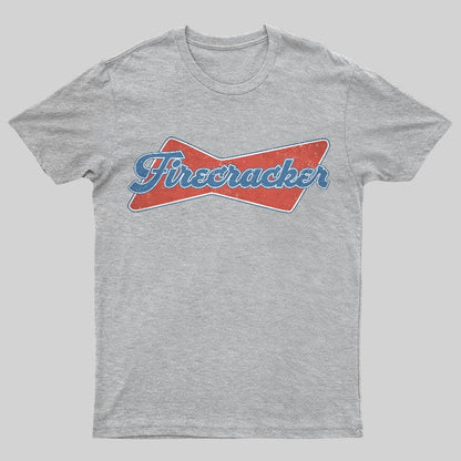 Firecracker Retro 4th july ndependence Day Geeky T-Shirt