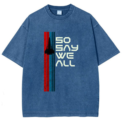 So Say We All Vintage Distressed T-shirt