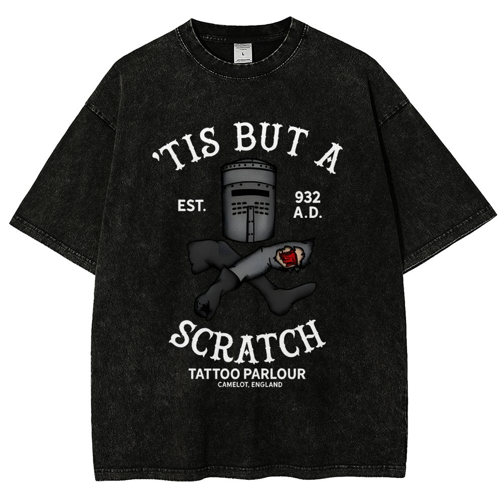 TIS BUT A SCRATCH Vintage Distressed T-shirt