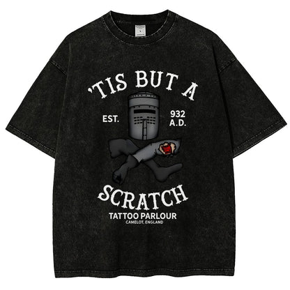 TIS BUT A SCRATCH Vintage Distressed T-shirt