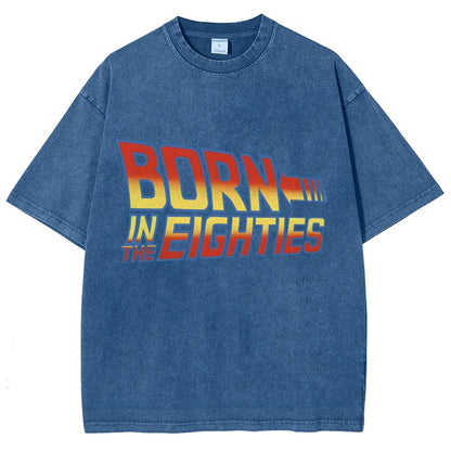 Born In The Eighties Vintage Distressed T-shirt