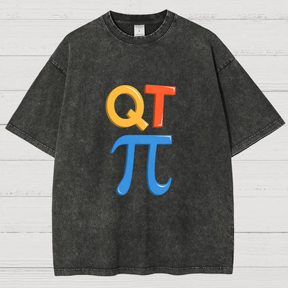 QT Pi Vintage Distressed T-shirt