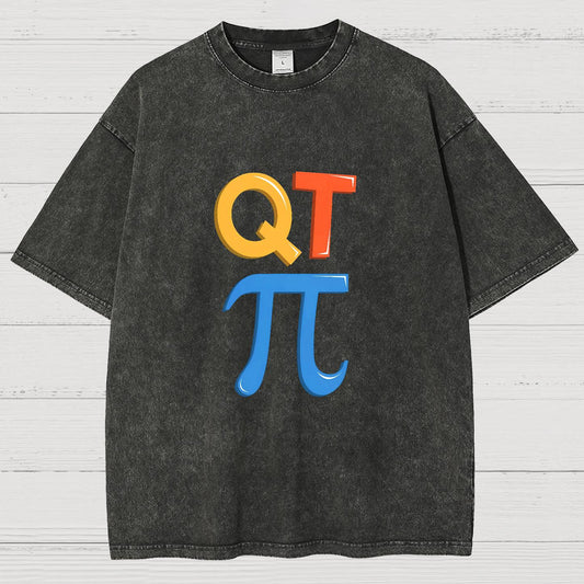 QT Pi Vintage Distressed T-shirt