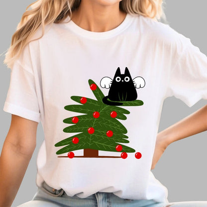 Angel Kitty Geek T-Shirt