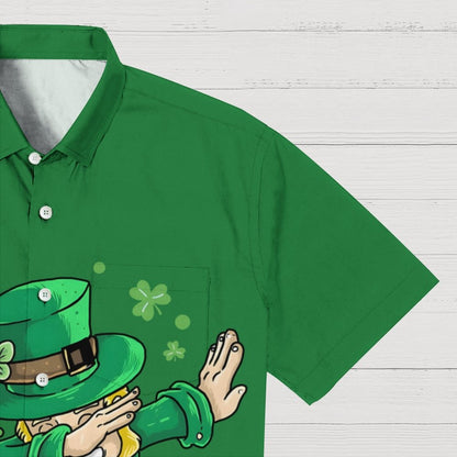 St. Patrick's Day Art Print Geek Hawaiian Shirt