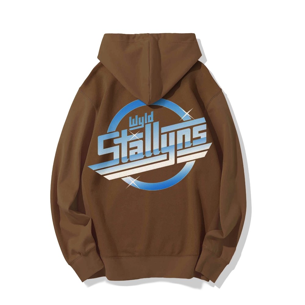 Wyld Stroke Printed Back Unisex Cotton Hoodie