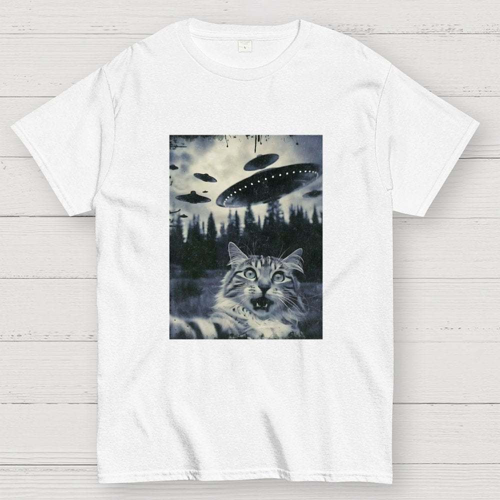 Funny Cat Emojis And Humorous Patterns Geek T-Shirt