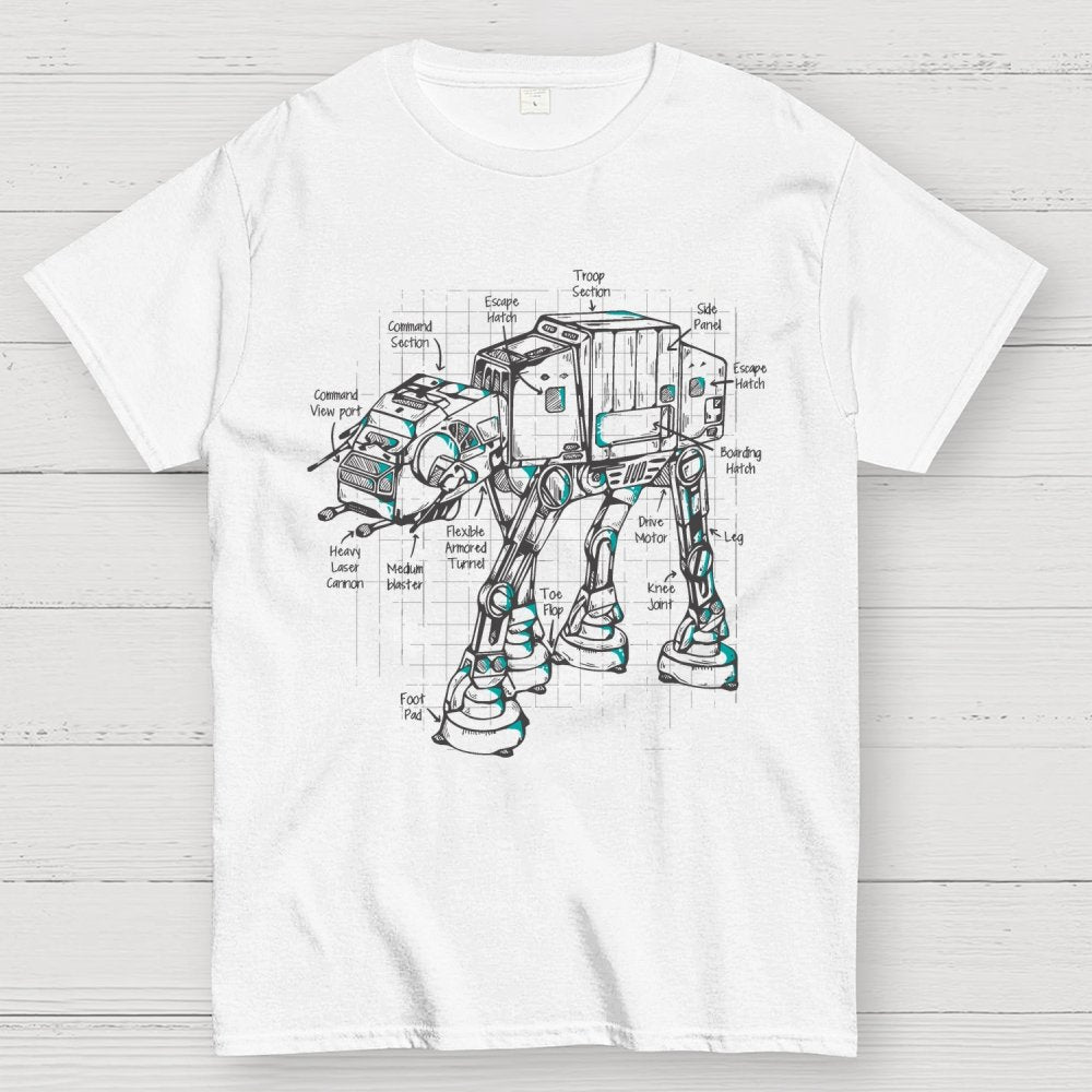 Walker's Blueprint Geek T-Shirt
